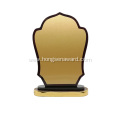 Stock Souvenir Wooden award plaque frame trophy